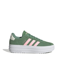 Adidasi sport adidas VL Court Bold pentru femei verde roz