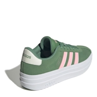 Adidasi sport adidas VL Court Bold pentru femei verde roz