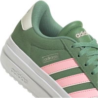 Adidasi sport adidas VL Court Bold pentru femei verde roz