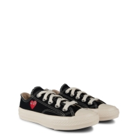 Adidasi sport COMME DES GARCONS PLAY Small Heart Low pentru copii negru rosu