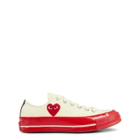 Adidasi sport COMME DES GARCONS PLAY X Converse Large Peeping Heart Chuck Taylor 70 alb rosu