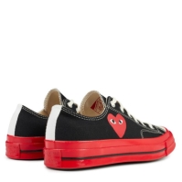 Adidasi sport COMME DES GARCONS PLAY X Converse Large Peeping Heart Chuck Taylor 70 negru rosu