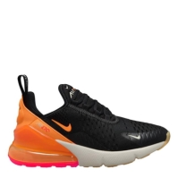 Adidasi sport Nike Air Max 270 React pentru copii negru portocaliu