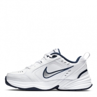 Adidasi sport Nike Air Monarch IV pentru Barbati alb argintiu