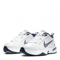 Adidasi sport Nike Air Monarch IV pentru Barbati alb argintiu