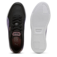 Adidasi sport Puma Carina Street Low-Top pentru fete copii negru mov