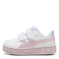 Adidasi sport Puma Carina Street V Inf Low-Top pentru fete alb roz