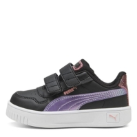 Adidasi sport Puma Carina Street V Inf Low-Top pentru fete negru mov