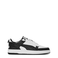 Adidasi sport Puma Dribble Court Unisex pentru adulti alb negru