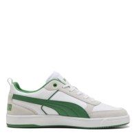 Adidasi sport Puma Dribble Sd Court Unisex pentru adulti alb verde gri