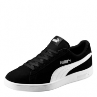 Adidasi sport Puma Smash V2 Suede pentru Barbati negru alb