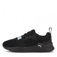 Adidasi sport Puma Wired Run baieti negru alb