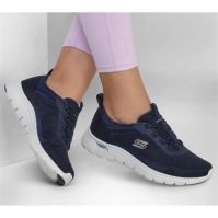 Adidasi sport Skechers Arch Fit Vista - Gleaming Low-Top pentru femei bleumarin