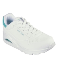 Adidasi sport Skechers UNO Stand On Air pentru femei alb dbck verde