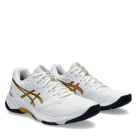 Asics Netburner Ballistic FF 3 Netball Shoes alb auriu