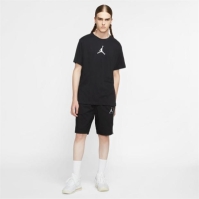 Air Jordan Jumpman maneca scurta Crew pentru Barbati negru alb