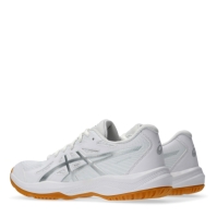 Asics Upcourt 6 Netball Shoes pentru femei alb argintiu