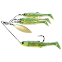 BAITBALL SPINNER RIG SMALL 7G 856 LIME CHART GOLD LIVE TARGET