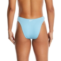 Bikini cu talie inalta Nike cu doua fete pentru femei albastru