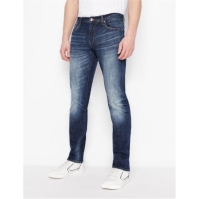 Blugi Armani Exchange J13 Slim albastru denim