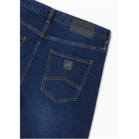 Blugi Armani Exchange J13 Slim inchis albastru