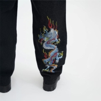 Blugi Ed Hardy Ed Dragon pentru barbati negru