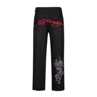 Blugi Ed Hardy Ed Dragon pentru barbati negru