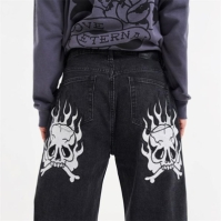 Blugi Ed Hardy Ed Skull dama negru