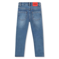 Blugi HUGO Denim Juniors bleumarin z10