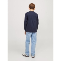 Blugi Jack and Jones Clark 702 pentru copii albastru denim