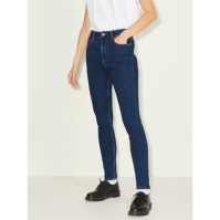 Blugi JJXX Vienna 1002 Skinny inchis albastru denim