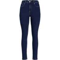 Blugi JJXX Vienna 1002 Skinny inchis albastru denim