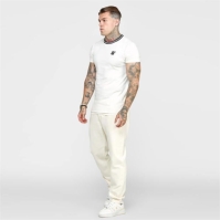 Blugi SikSilk St pentru barbati alb maro deschis