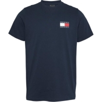 Blugi Tommy TJM SLIM ESSENTIAL FLAG TEE EXT inchis bleumarin