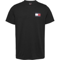 Blugi Tommy TJM SLIM ESSENTIAL FLAG TEE EXT negru