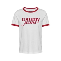 Blugi Tricou urban Ringer Tommy TJW RLX SCRIPT alb