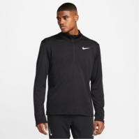 Bluza alergare maneca lunga Nike fermoar Core pentru Barbati negru