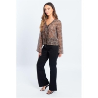 Bluza Be You Boho pentru femei leopard multicolor