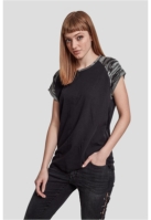 Bluza contrast pentru Femei negru camuflaj Urban Classics