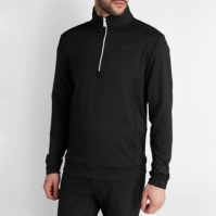 Bluza cu fermoar Calvin Klein Golf Orbit pentru Barbati negru rosu