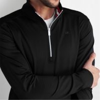 Bluza cu fermoar Calvin Klein Golf Orbit pentru Barbati negru rosu