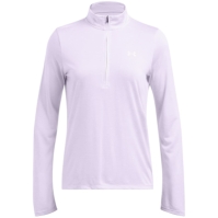 Bluza cu fermoar Under ARMOUR Tech pentru femei gri mov