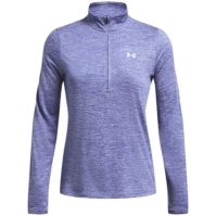 Bluza cu fermoar Under ARMOUR Tech pentru femei mov