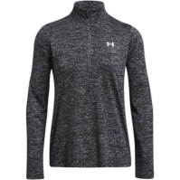 Bluza cu fermoar Under ARMOUR Tech pentru femei negru alb