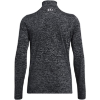 Bluza cu fermoar Under ARMOUR Tech pentru femei negru alb