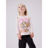 Bluza cu maneca lunga Name It Paw Patrol festival floral