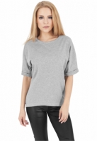 Bluza cu maneca scurta terry gri Urban Classics