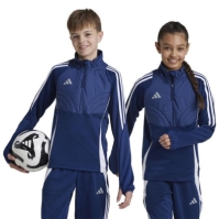 Bluza de trening adidas Tiro24 Wintopy Unisex pentru Copii albastru alb