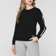 Bluza de trening Armani Exchange Tape negru