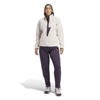 Bluza de trening Bluze Pulovere adidas Terrex Xploric High Pile pentru femei bej mov